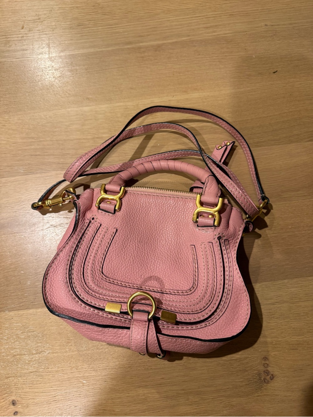 Chloe Mini Baby Marcie Saddle Bag